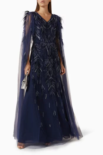 قفطان مطرز وكاب