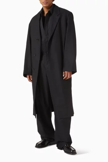 Soft Chesterfield Coat in Cashmere-blend