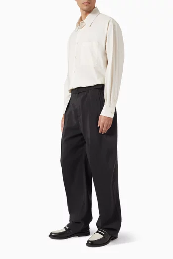 Regular-fit Shirt in Silk-blend
