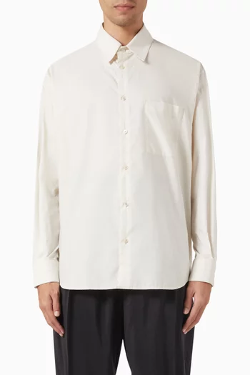 Regular-fit Shirt in Silk-blend