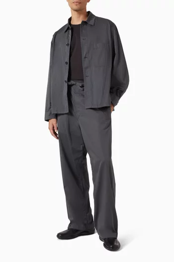 Pyjama Pants in Cotton Satin