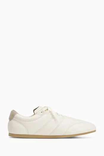 Soft Runner Sneakers in Shiny Nappa Leather