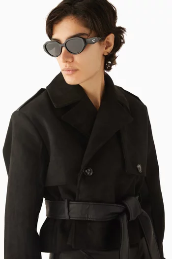 Irregular Sunglasses in Acetate