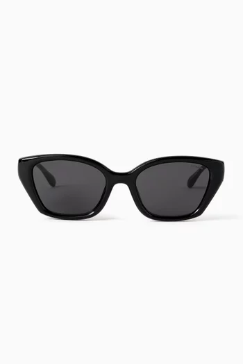 Irregular Sunglasses in Acetate
