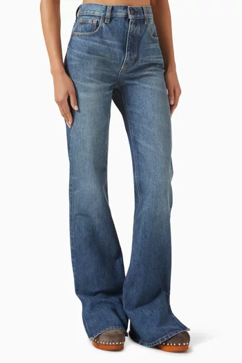 High-waist Jeans in Denim