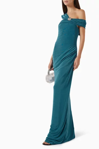 فستان بلوميريا مزيج قطن