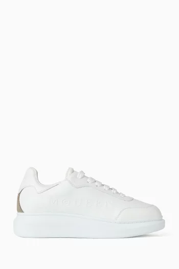 Oversized Sneakers in Calf Leather