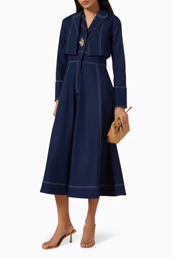 Eliana Dress in Denim