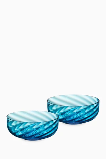 طقم أوعية آيس كريم، قطعتان