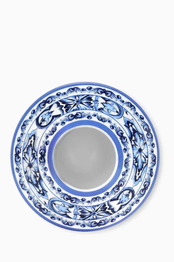 Large Blu Mediterraneo-print Amphora Vase in Porcelain