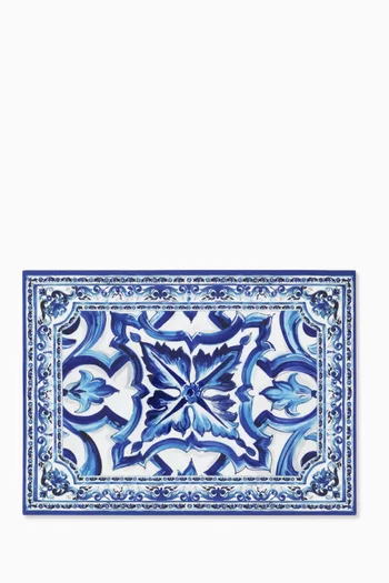 صندوق كبير بنقشة مايولكا بليكسي جلاس