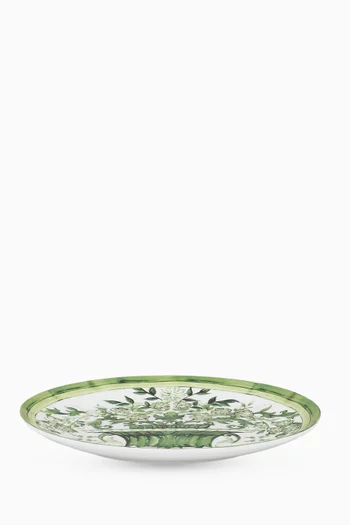 طقم أطباق عشاء بنقشة مايولكا بورسلين، قطعتان