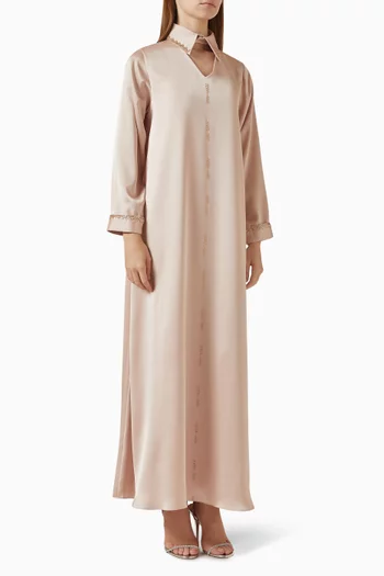 Embellished Cut-out Dress
