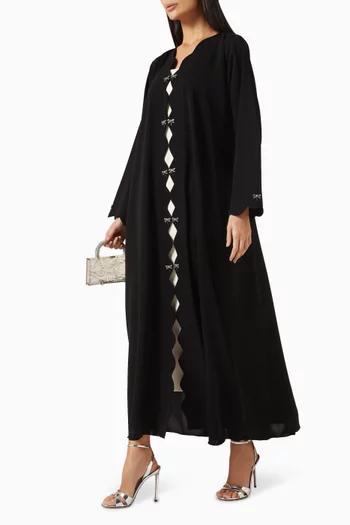 Rhinestone-embellished Abaya
