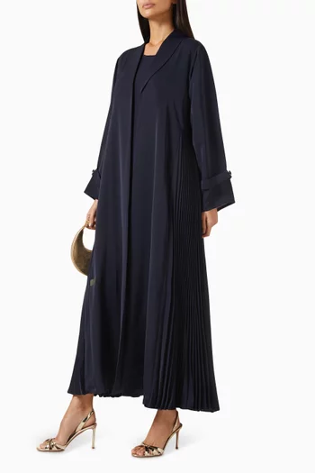 Pleated Abaya Set