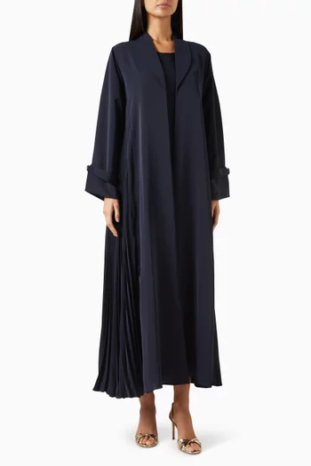 Pleated Abaya Set