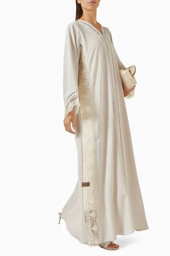 Lace Embellished Abaya