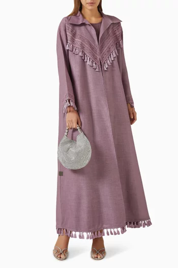Tassel Charm Abaya Set