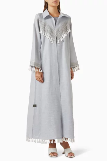 Tassel Charm Abaya Set