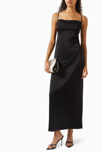 Phoebe Slip Dress in Satin