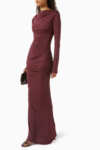 Draped Dress in Jersey