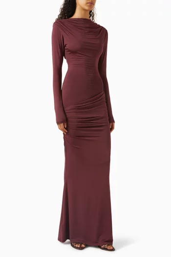 Draped Dress in Jersey