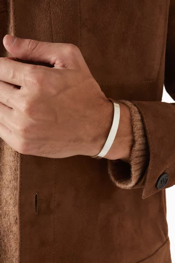 21g Ribbon Bracelet in Sterling Silver