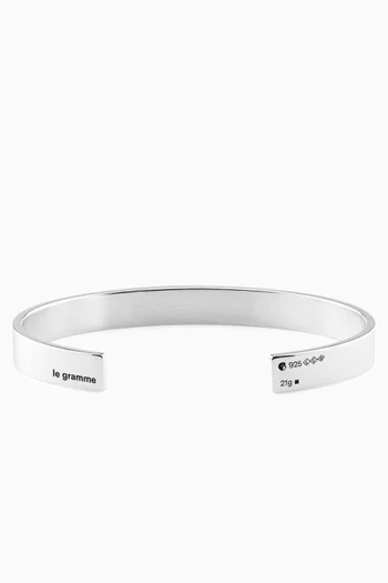 21g Ribbon Bracelet in Sterling Silver