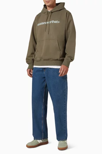 T-Logo Hoodie in Cotton-terry