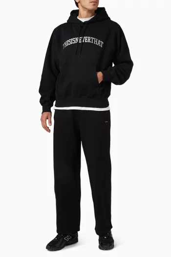 Arch Logo Hoodie in Cotton-terry