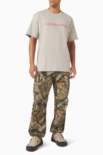 تي شيرت بشعار الماركة قطن جيرسيه