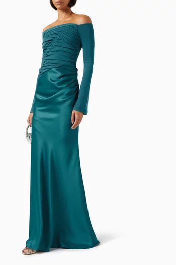 Phoenix Off-shoulder Gown