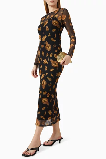 Deloris Dress in Mesh