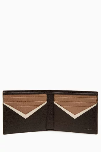 Flag Bifold Wallet in Leather