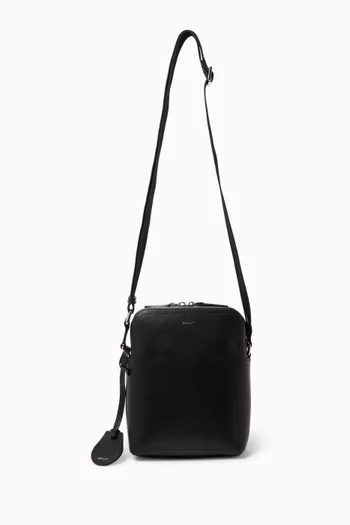 Capital Crossbody Bag in Grained Leather