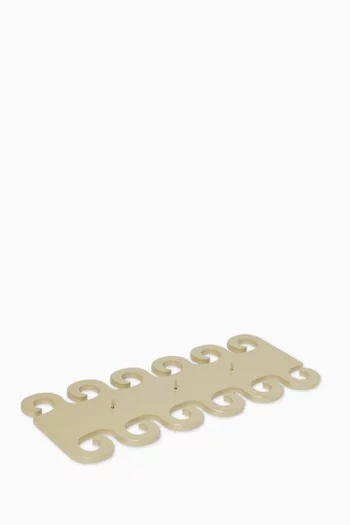 La Mer Candle Holder in Wrought Iron