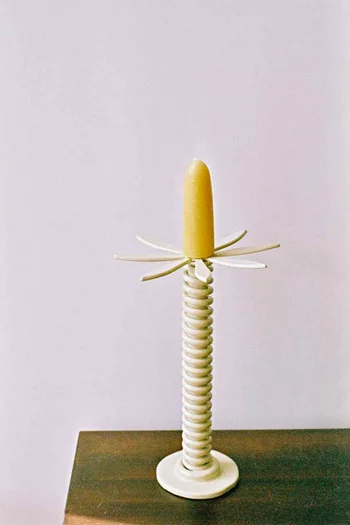 Lily Candle Holder in Wrought Iron