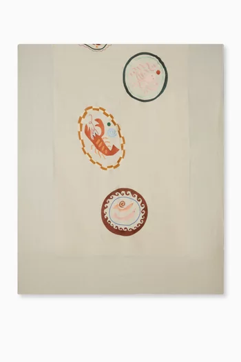 مفرش طاولة ديجونير الا بلاج قطن