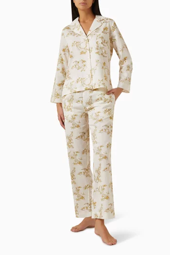 Naelle Pyjama Set in Cotton-satin