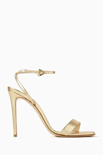 صندل مارغوت بكعب 105 مم جلد لامع