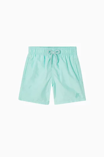 Logo-embroidered Swim Shorts