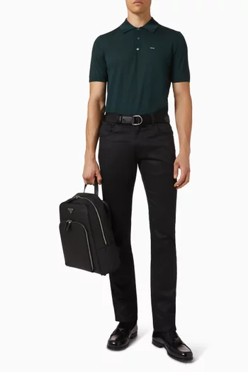 Polo Shirt in Superfine Wool