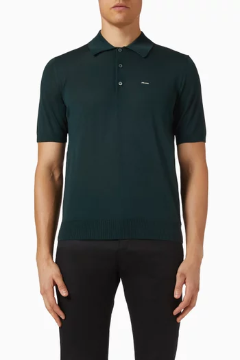 Polo Shirt in Superfine Wool