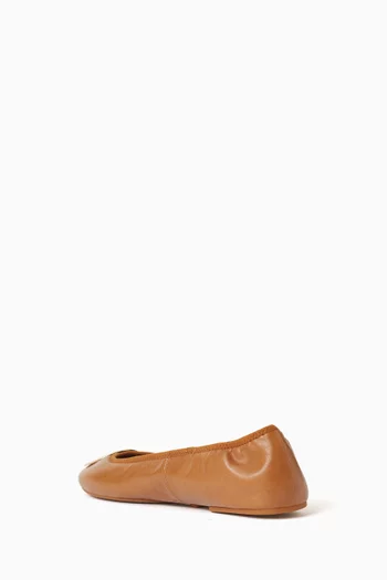 Minnie Travel Ballet Flats in Nappa