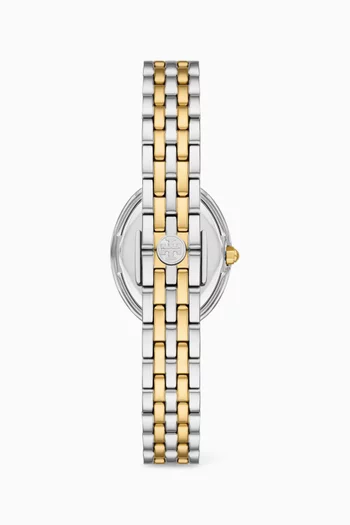 Oval Pavé Watch, 22 x 28mm
