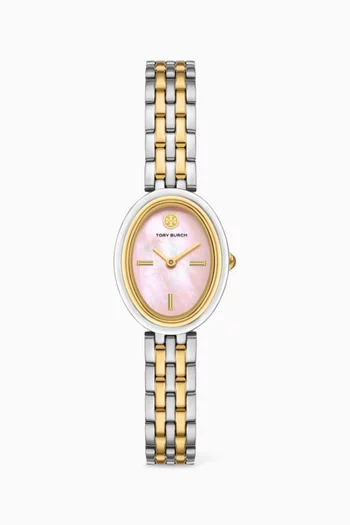 Oval Quartz Watch, 22 x 28mm