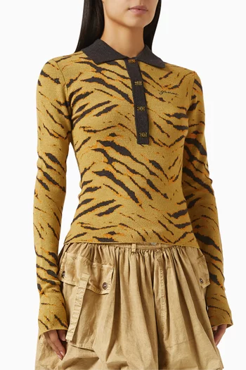 تي شيرت بولو صوف مارينو وجاكار