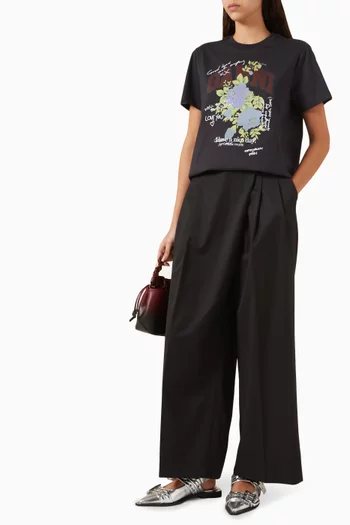 Basic Rose T-shirt in Cotton Jersey