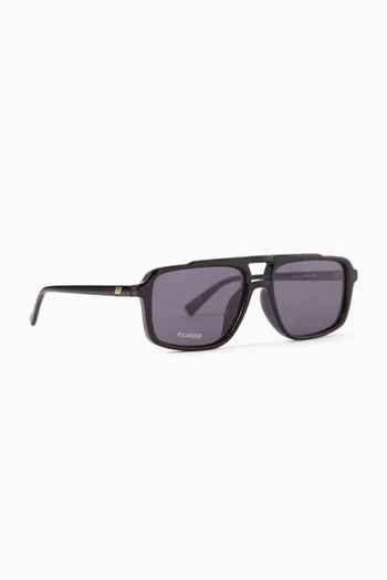 Le Gars Wide-fit Sunglasses in Polymer