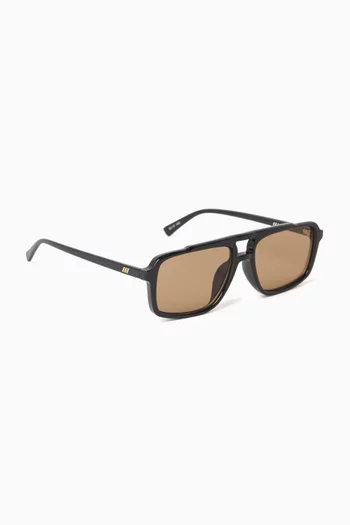 Le Gars Wide-fit Sunglasses in Polymer